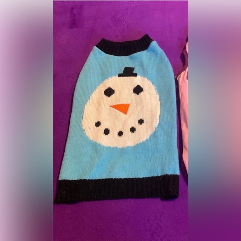 Snowman Dog Sweater
